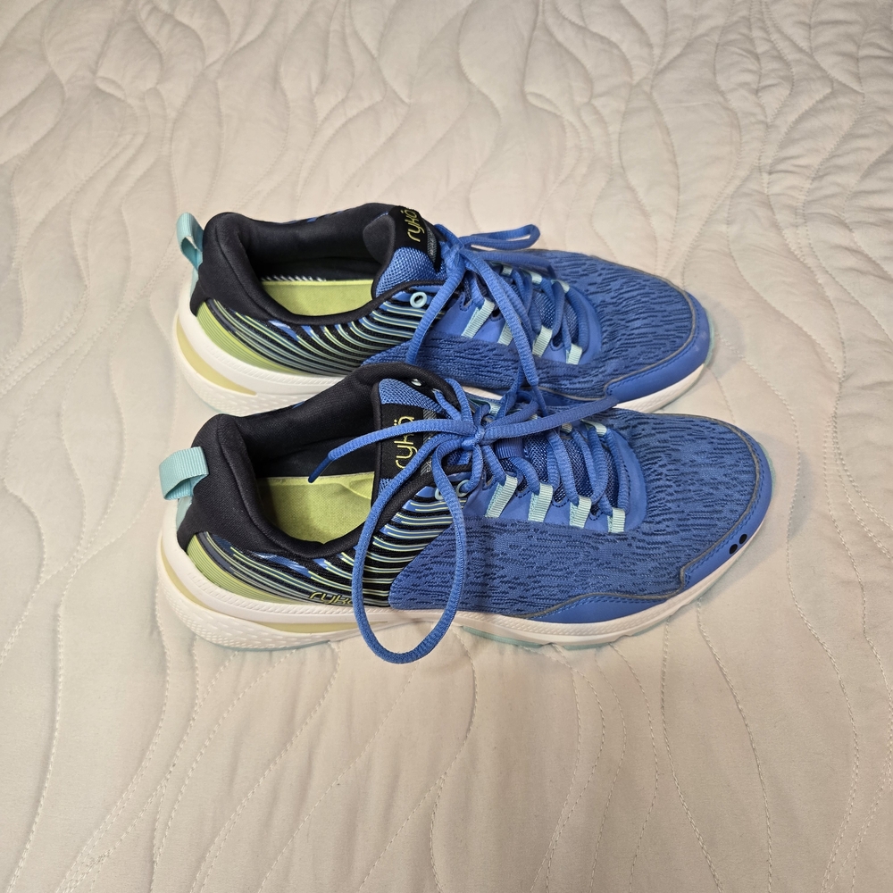 Ryka Women's‎ Blue and Black Athletic Walking Sneakers